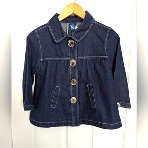 Absolutely Adorable La Senza Girl Flared Jean/Denim Jacket (Girl's Size Large)